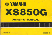 Yamaha XS850G - Owners Manual-1